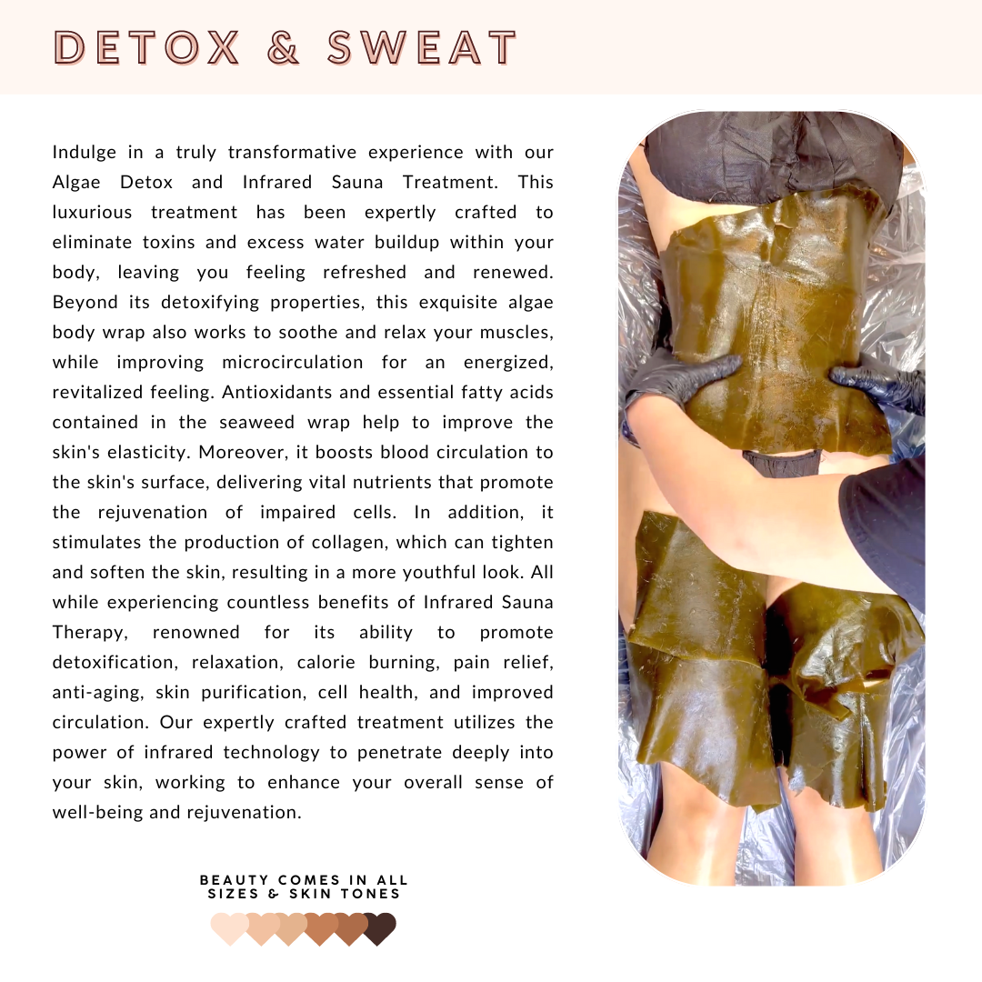 Algae Body Wrap + Infrared Sauna Blanket
