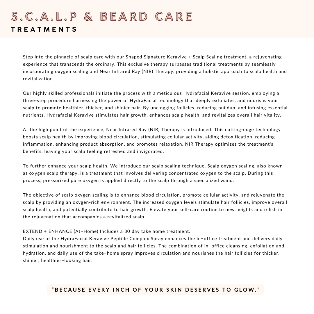 Shaped Signature Beard Care Treatment