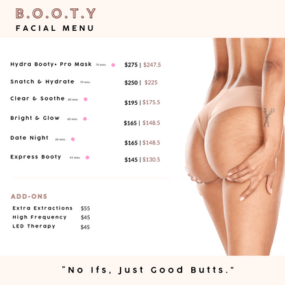 Clear &amp; Soothe Booty Facial