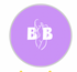 Purple circular logo with white initials and a female silhouette